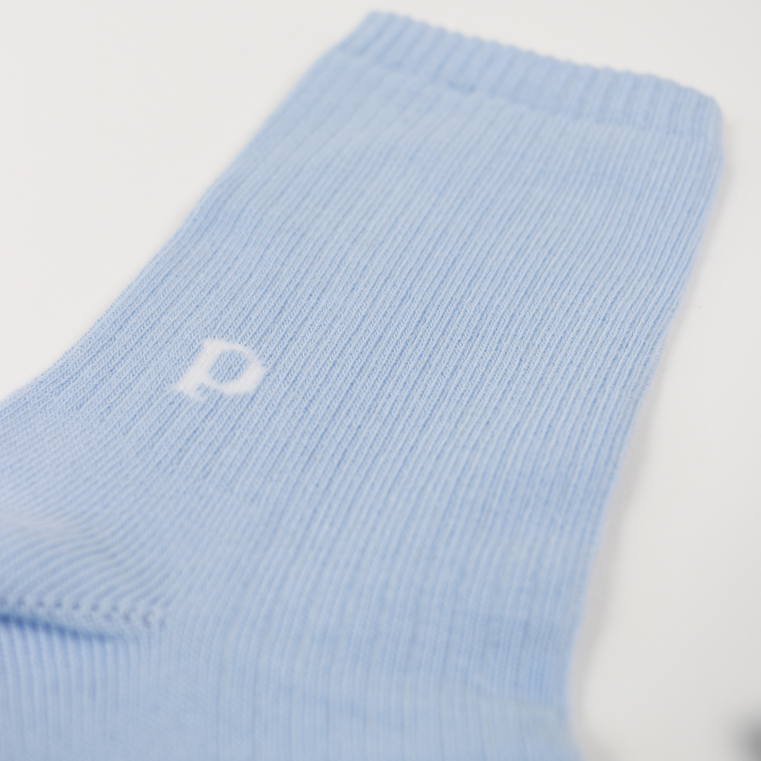 The Casual - Organic Cotton Socks in Light Blue