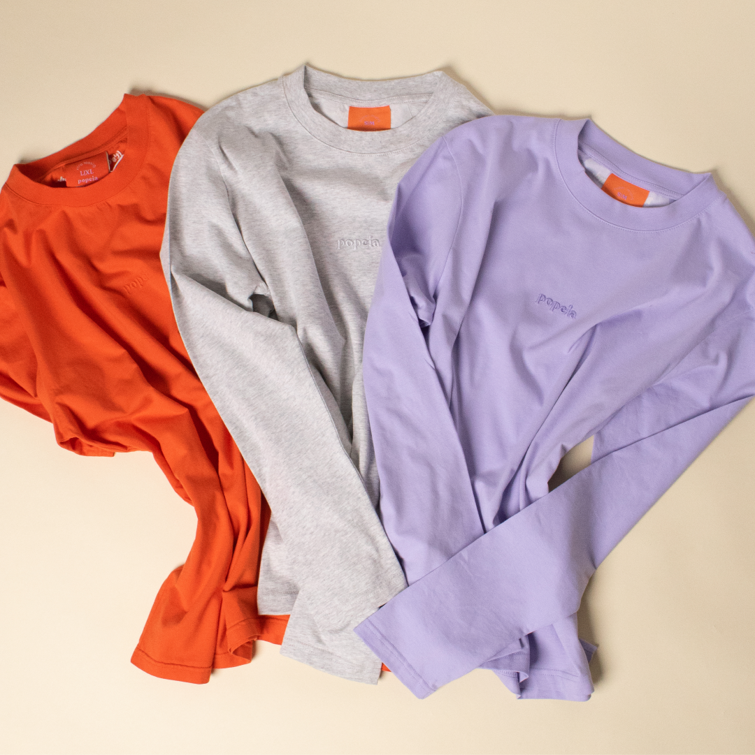 Organic Cotton Longsleeve Shirt - Lilac