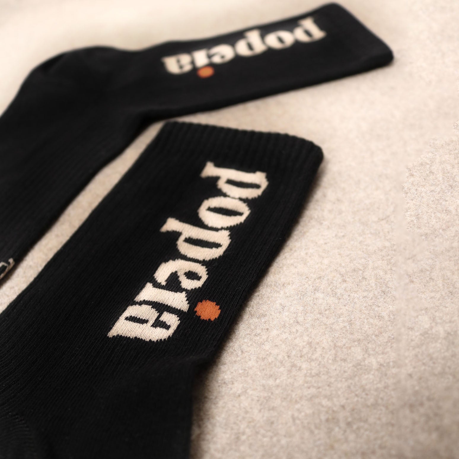 The Bold - Organic Cotton Socks in Black