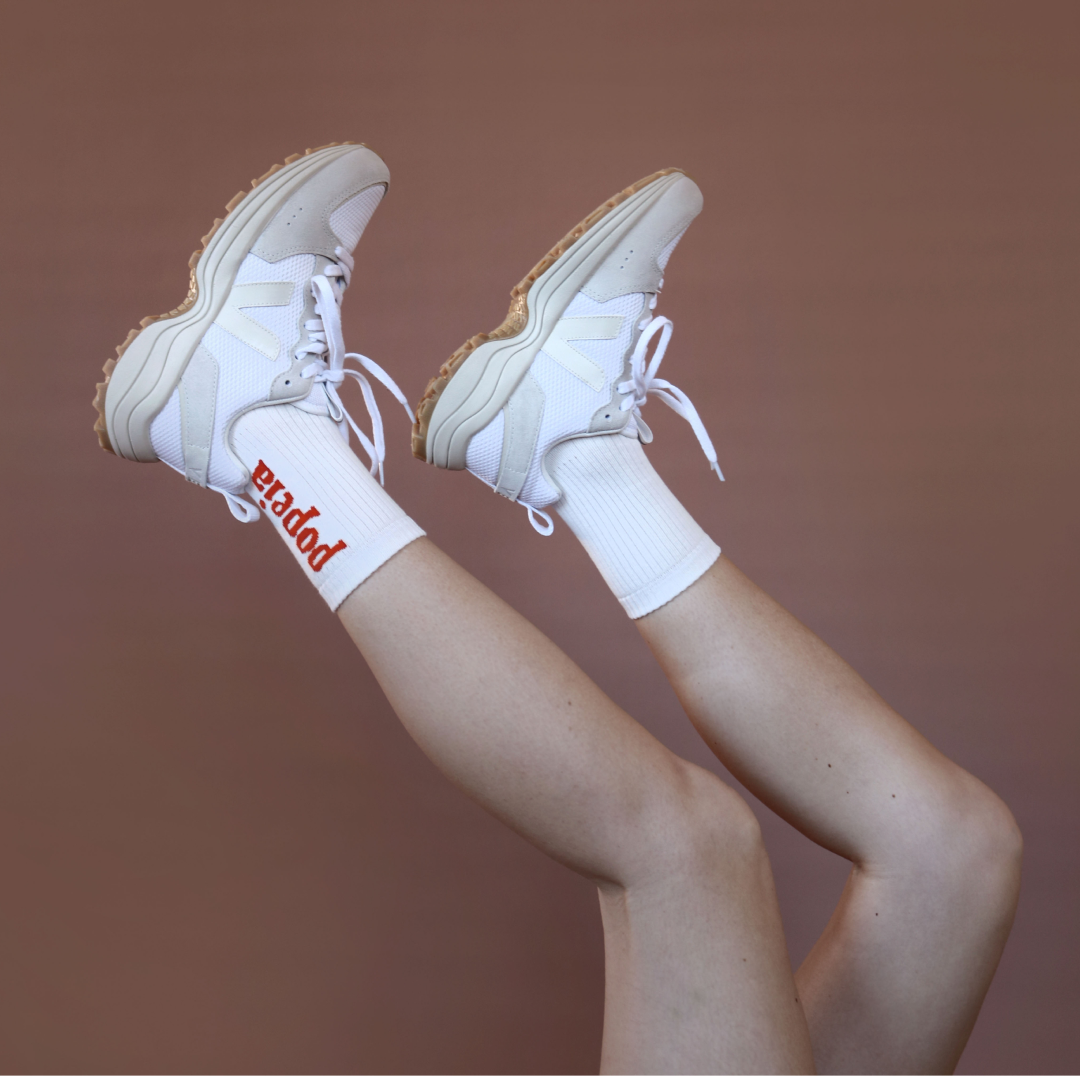 The Bold - Organic Cotton Socks in Off-White